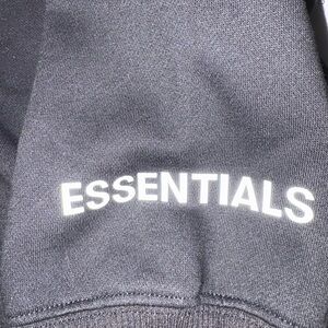 Essentials Men's Black Sweatshirt hoodie